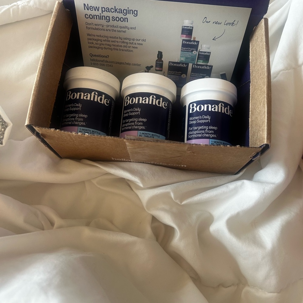 Bonafide Sleep Support NOCTERA Menopause/Perimenopause Support New Sealed Unopen